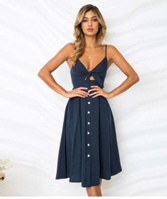 Summer Evening Party Midi Dress