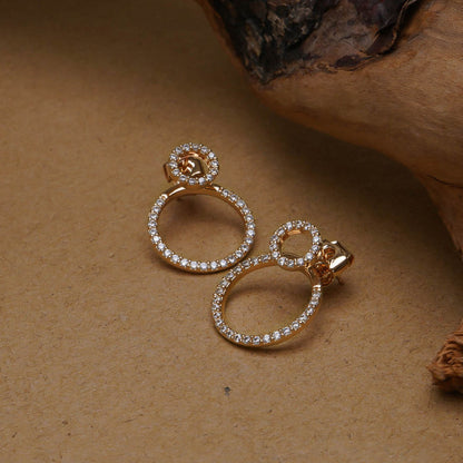 Delicate Circle Earrings