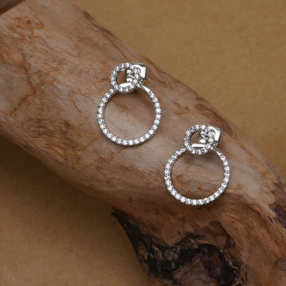 Delicate Circle Earrings