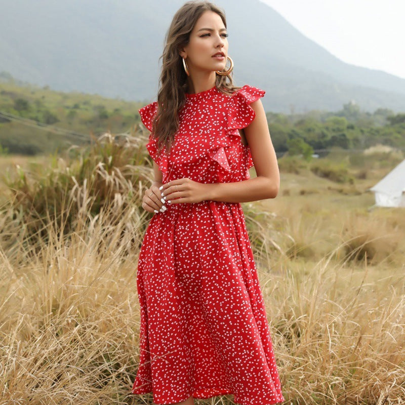 Summer Chiffon Midi Dress